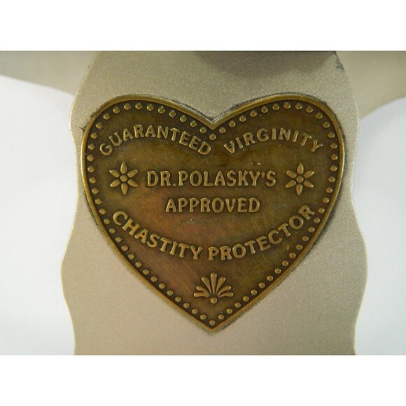 Dr. Polasky's Chastity Belt Protector Metal Chastity "Guaranteed Virginity Heart - Picture 5 of 16